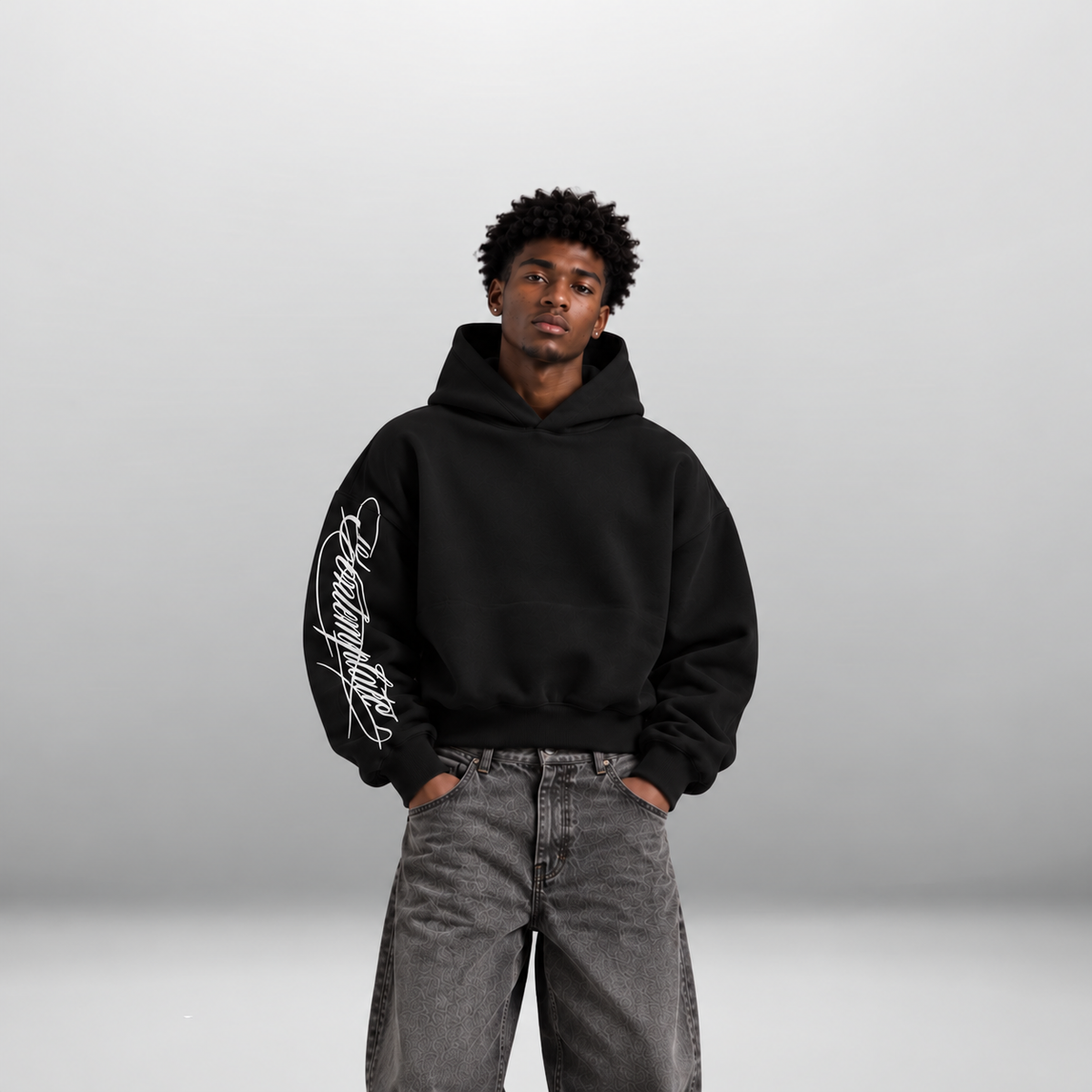Signature Cropped Hoodie