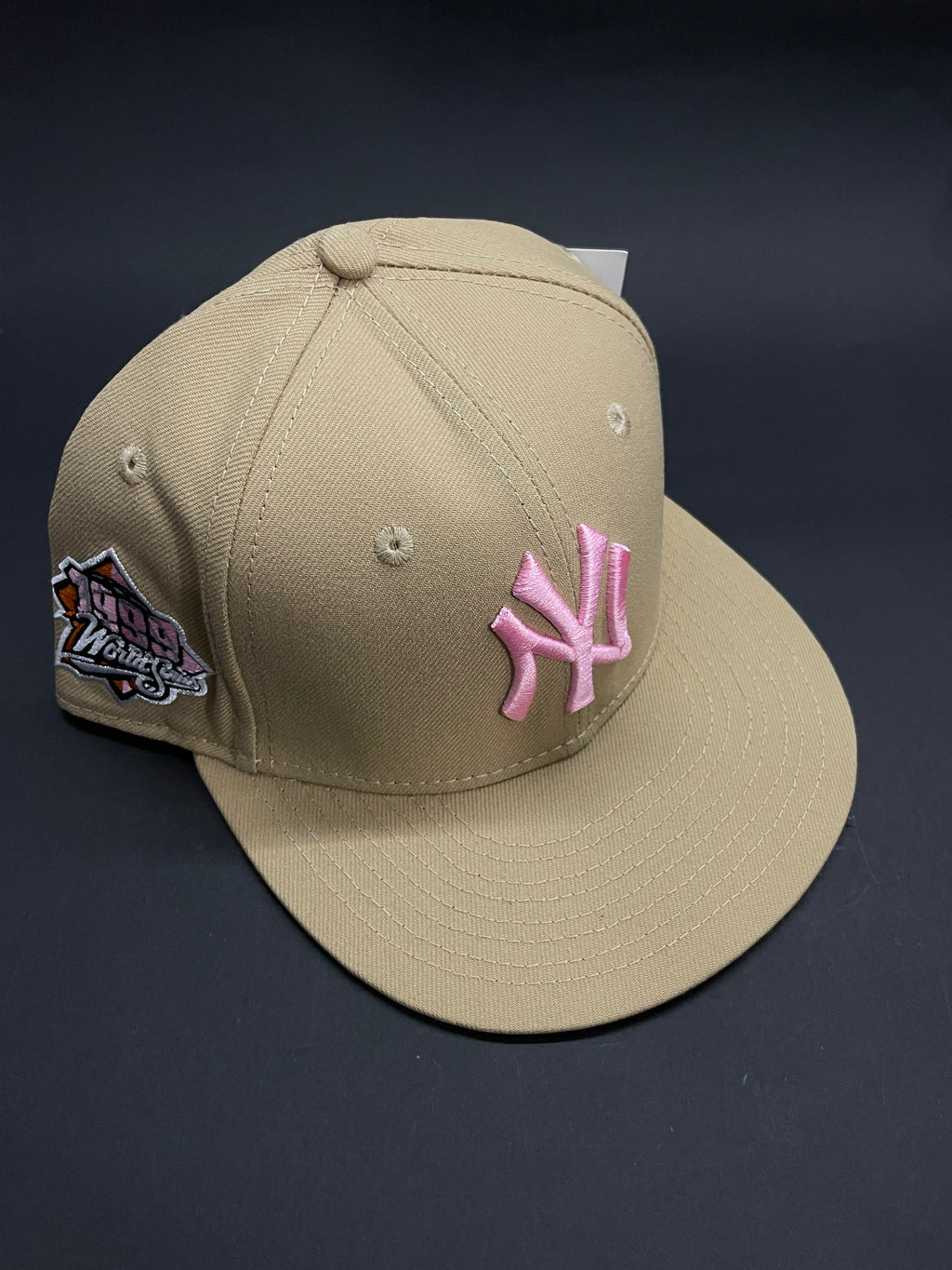 Casquette Snapback NY Beige & Rose – World Series Edition