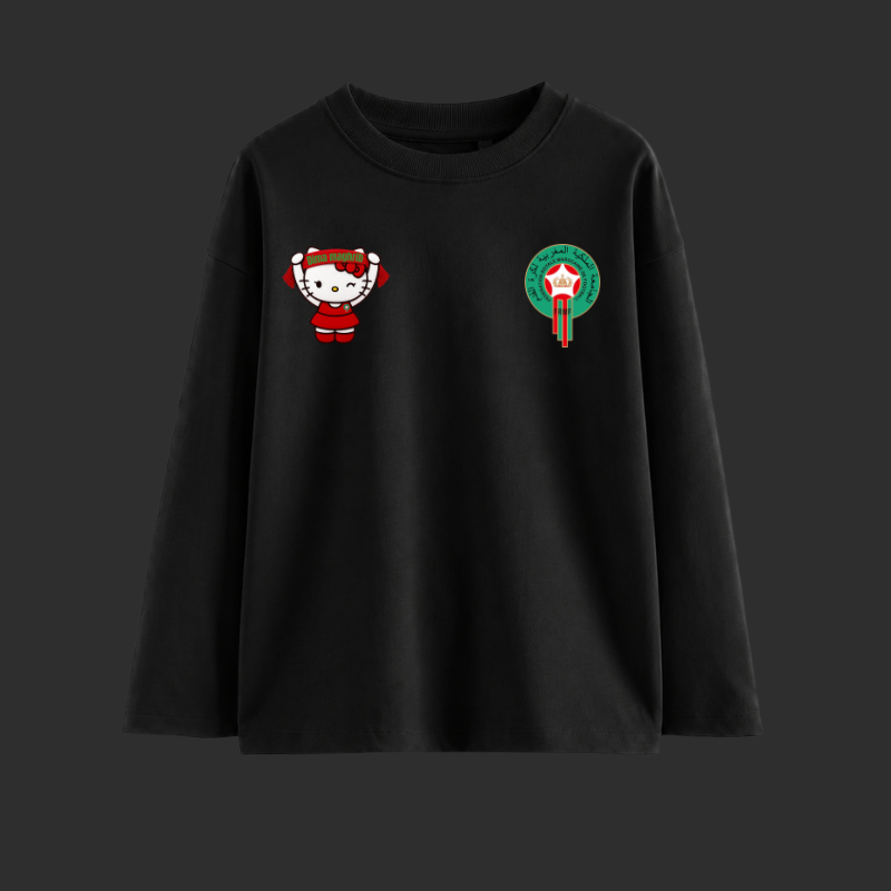 T-shirt Oversize à Manches Longues Femme-Dima Maghrib