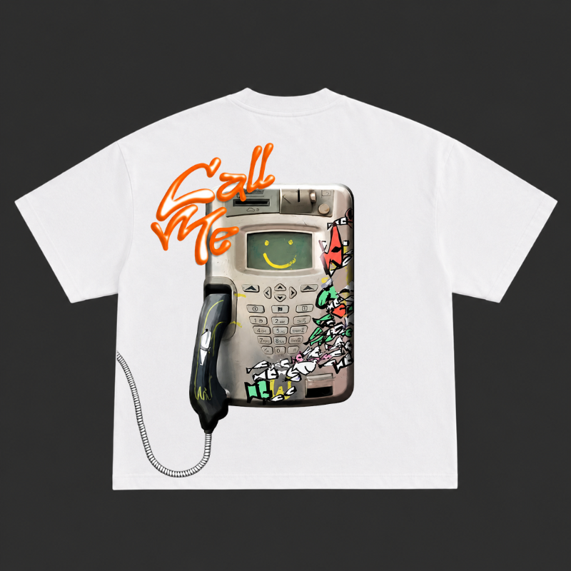 T-shirt oversize-HEY BABY