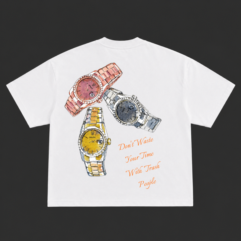 T-shirt oversize Don't Waste Your Time With Trash People